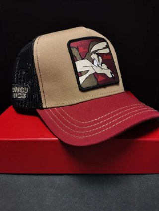 Gorra Capslab Coyote Beige y Rojo Talla única