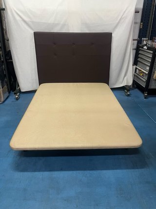 Base Tapizada + Colchón Visco 135x190