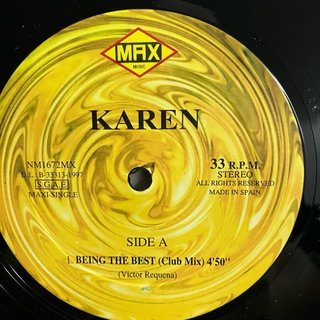Vinilos Karen being the best