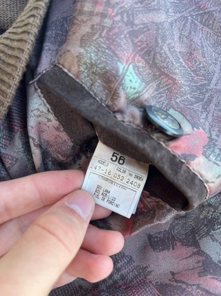 Cazadora Bomber Vintage Ante y Cuero DOCHER M