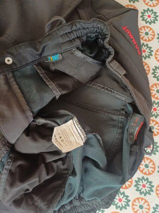 Pantalones de montaña Mammut 3xdry negros