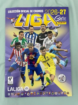 Álbum Liga Este 26/27 + Caja 50 Sobres Panini