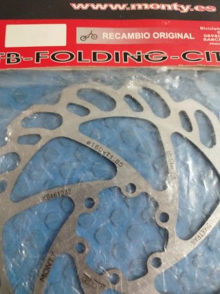 Disco Freno MONTY 160mm