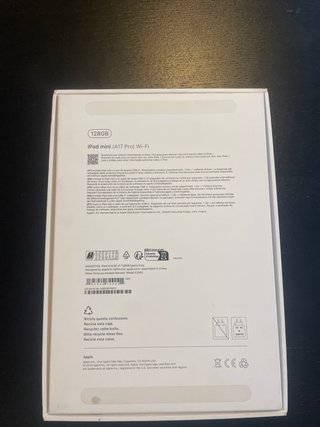 Caja iPad Mini A17 PRO Wifi Space Grey