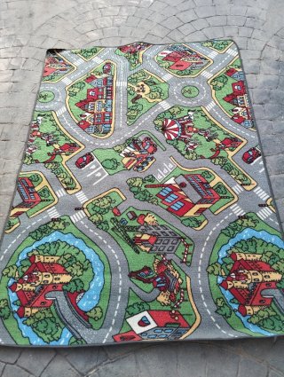 Alfombra infantil de tela para juegos