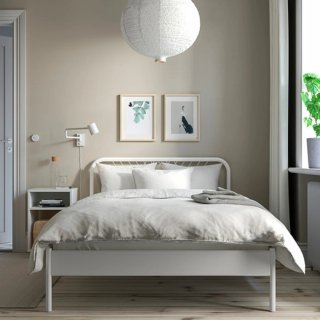 CAMA+COLCHON  IKEA  BLANCA 140cm Ancho