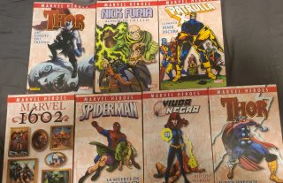 7 Marvel héroes humedad primera página comic bien