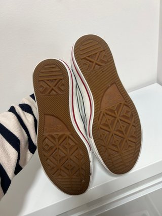 Bambas Converse grises y blancas