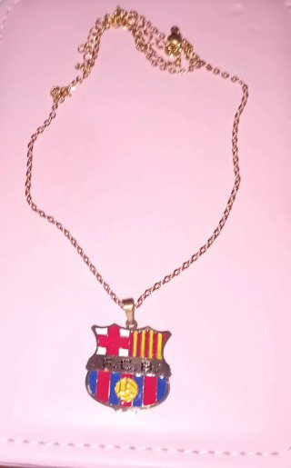 Colgante con Cadena FC Barcelona
