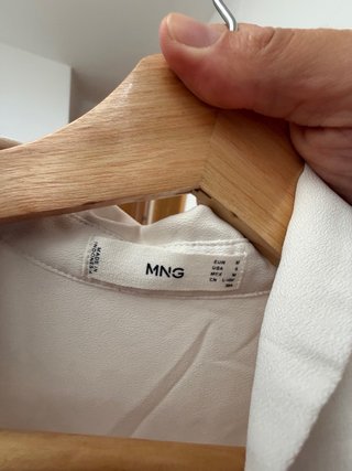 Camisa Mango Blanca Talla M