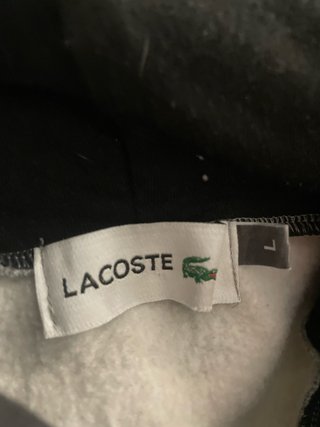 Sudadera Gris Lacoste