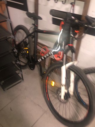 Bicicleta Decathlon Negra