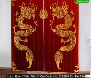 Cortina decoracion china