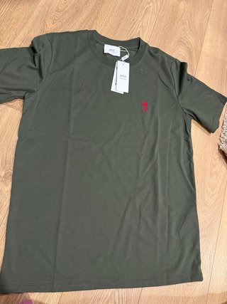 T-shirt Ami Paris verde