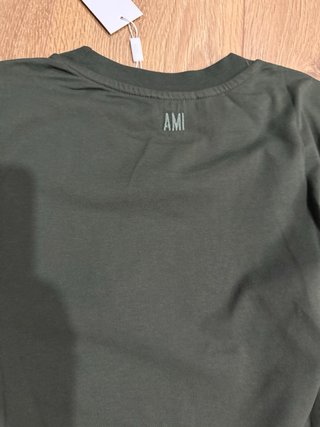 T-shirt Ami Paris verde
