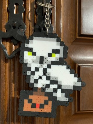 Hedwig Hama Beads Llavero