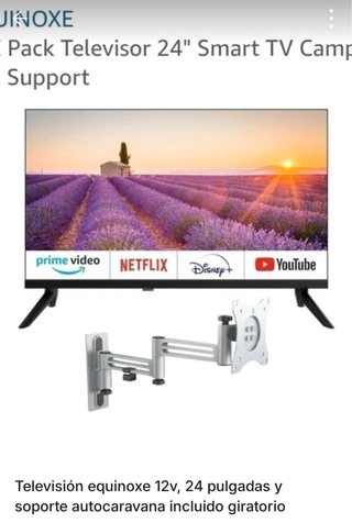TV Equinoxe 24 Smart TV + Soporte