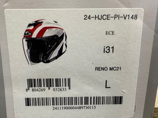 Casco HJC i31 Blanco/Rojo/Azul T-L