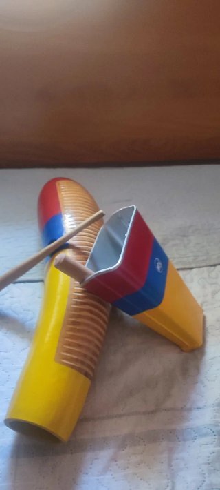 Set di strumenti musicali con motivo Colombia