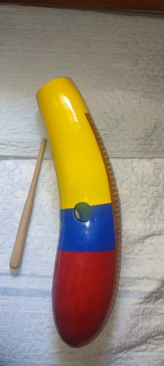 Set di strumenti musicali con motivo Colombia