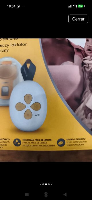 Sacaleches Medela Solo Hands-free
