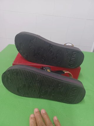 Sandalias veganas Duo negras multicolor
