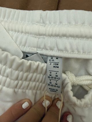 Pantaloni Adidas bianchi
