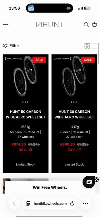 Orbea Orca 57 + Ruedas Carbono Hunt 50mm