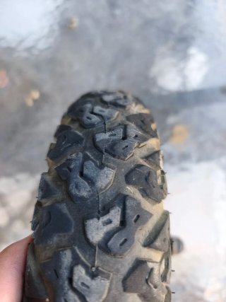 Rueda trasera patinete 10X2.50-6.5