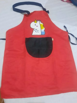 Mandil infantil con unicornio