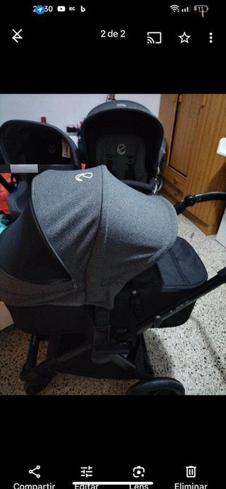 Patinete para silla de paseo