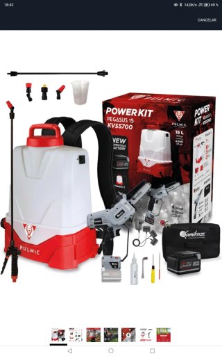 Pulverizador Eléctrico + Motosierra Eléctrica