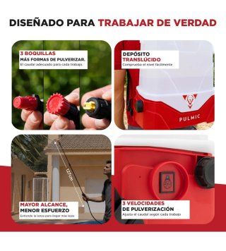 Pulverizador Eléctrico + Motosierra Eléctrica