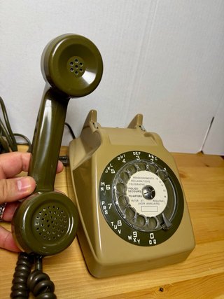 Teléfono Antiguo Socotel S63 Beige/Verde