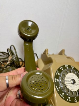 Teléfono Antiguo Socotel S63 Beige/Verde