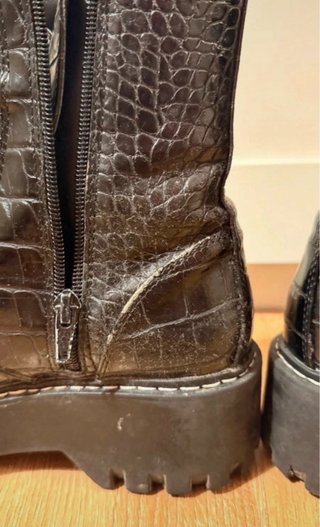 Botas Zara plataforma negras talla 37