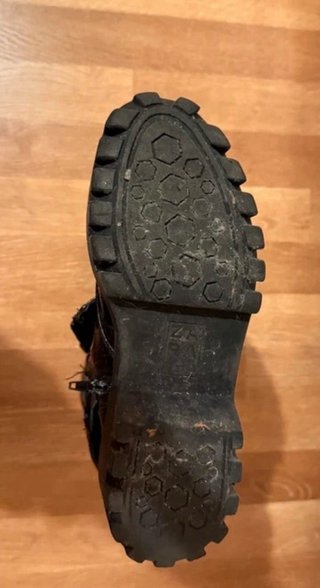 Botas Zara plataforma negras talla 37