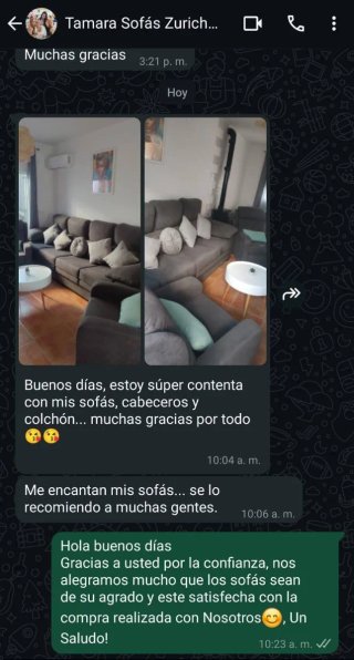 Sofás extraibles en tejidos Antimanchas