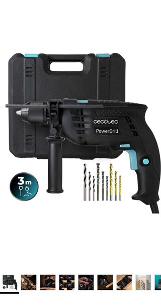 Taladro percutor Cecotec PowerDrill