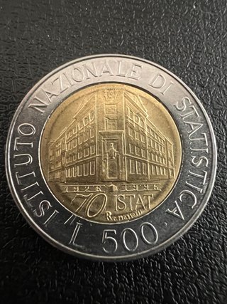 Moneda 500 Lire 1996 Conmemorativa 🇮🇹 Italia