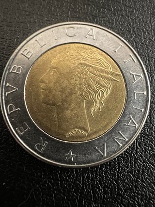 Moneda 500 Lire 1996 Conmemorativa 🇮🇹 Italia