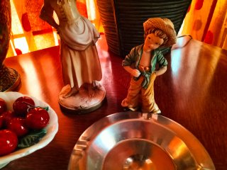 Lote figuras decorativas cerámica
