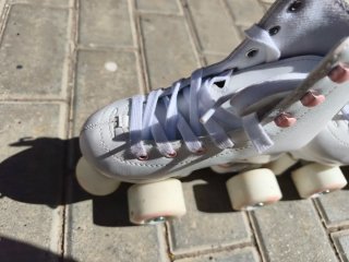 Patines 4 ruedas Oxelo talla 30. Puesto 5 min