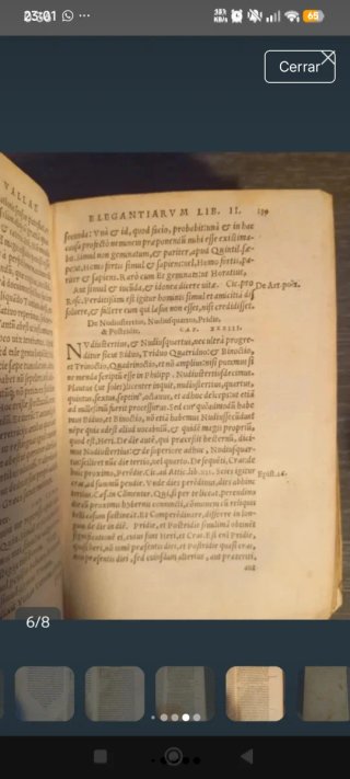 Libro antiguo SXVI escaso