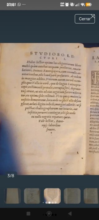Libro antiguo SXVI escaso