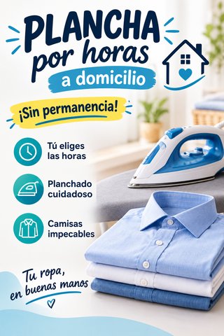 Plancha a domicilio por horas