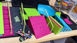 Skate park tech deck