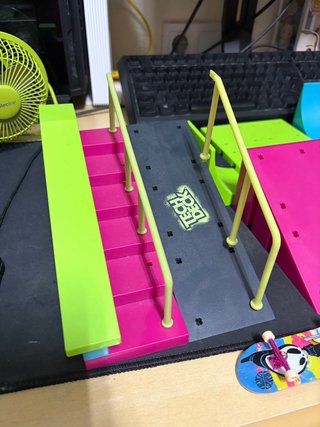 Skate park tech deck