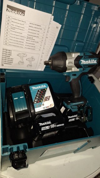 Llave de impacto Makita DTW1002RTJ 1050Nm 1/2