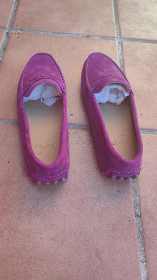 Zapatos violeta Loafers talla 36/37